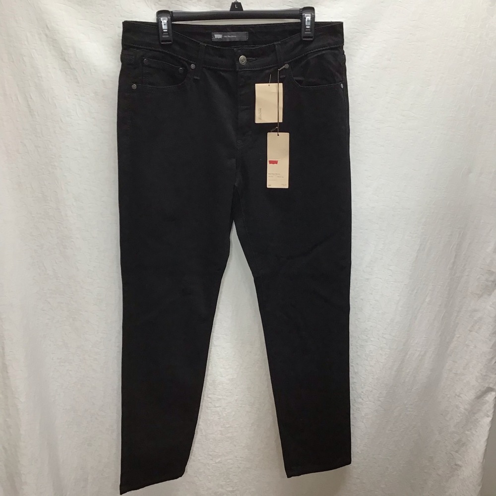 Men’s Levi’s mid rise slim fit skinny black jeans